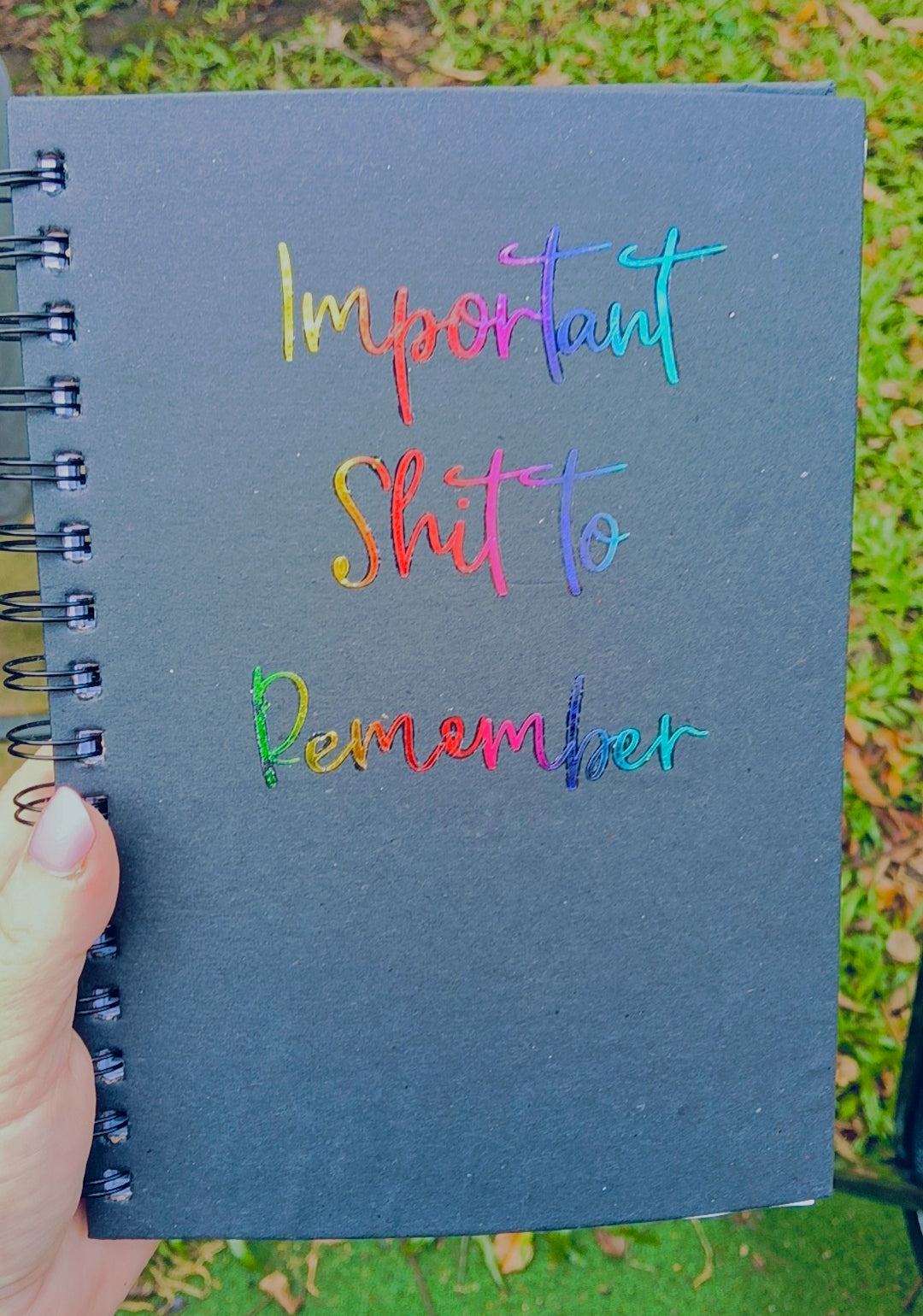 Personalised notebook